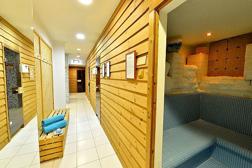 A kőszegi Hotel Írottkő wellness részlegében finn és infra szauna is vája a vendégeket.
