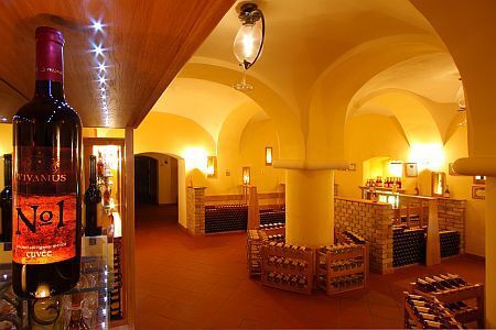 Anna Grand Hotel 4* elegáns borterme és borozója Balatonfüreden