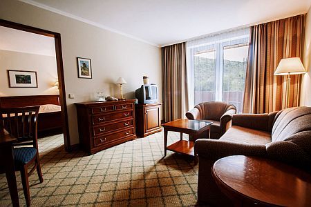 ✔️ 4* Thermal Hotel Visegrád romantikus hotelszobája